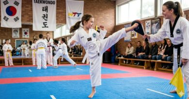 Taekowndo yellow belt test