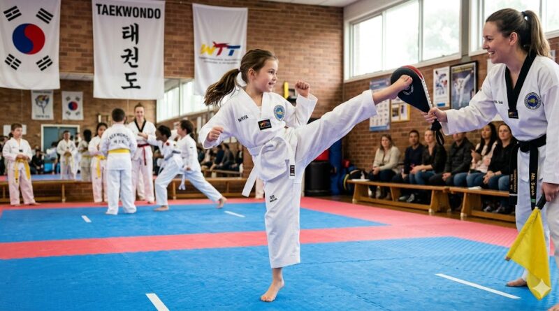 Taekowndo yellow belt test