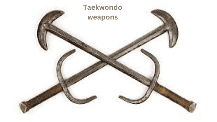 Taekwondo students learn to disarm attackers using this weapon effectively.