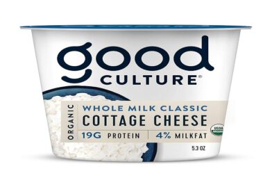 Cottae cheese nutrition label