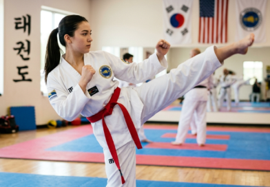 Taekwondo red belt
