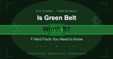 Taekwondo green belt
