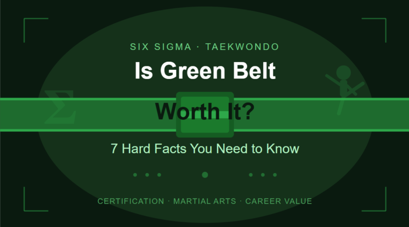 Taekwondo green belt