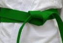 Taekwondo Green Belt: Meaning, Requirements & Training Guide Taekwondo student wearing a green belt practicing a kick during training